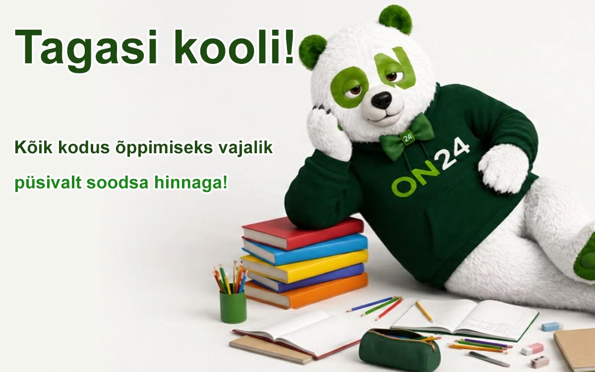 Tagasi kooli! Kõik kodus õppimiseks vajalik püsivalt soodsa hinnaga!