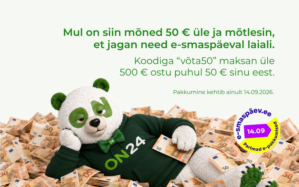 E-smaspäeva parimad pakkumised!