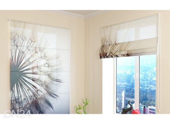 Poolläbipaistev Rooma kardin Amazing Dandelion 100x120 cm
