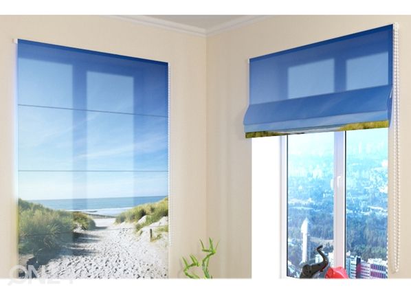 Poolläbipaistev Rooma kardin Baltic coast 100x120 cm