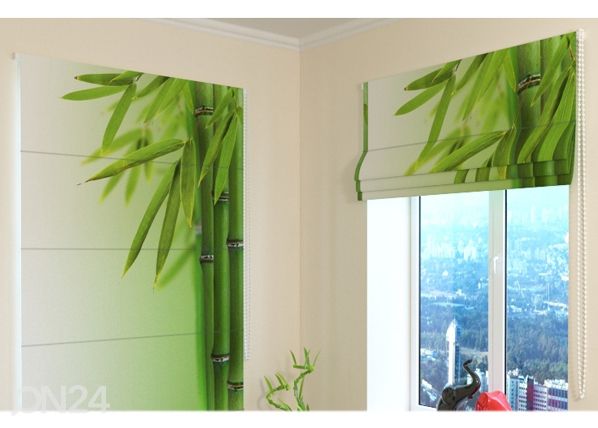 Pimendav Rooma kardin Green Bamboo 2 60x60 cm