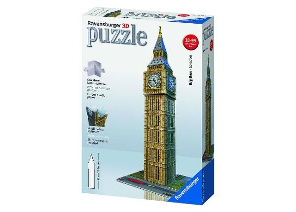 3D pusle 216 tk Big Ben Ravensburger