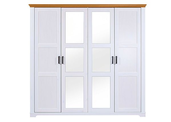 4-uksega riidekapp Maluno 215 cm