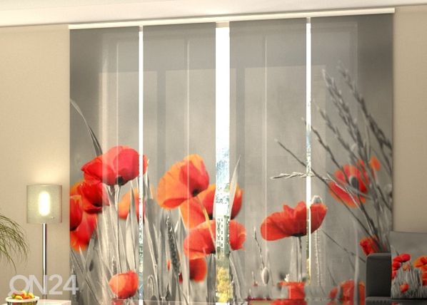 Pimendav paneelkardin Wild Poppies 240x240 cm