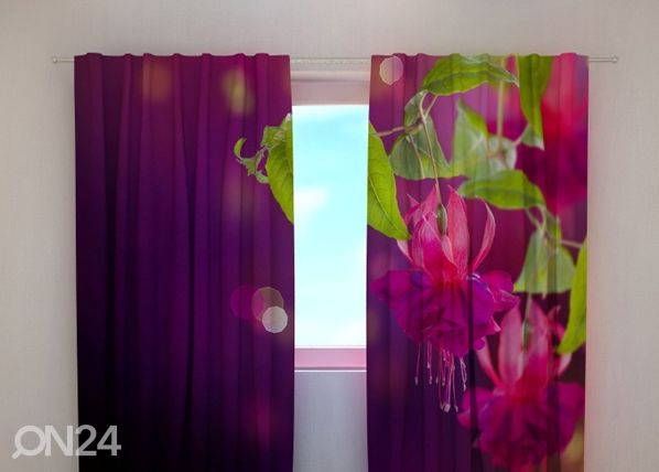 Poolpimendav kardin Fuchsia flowers 240x220 cm