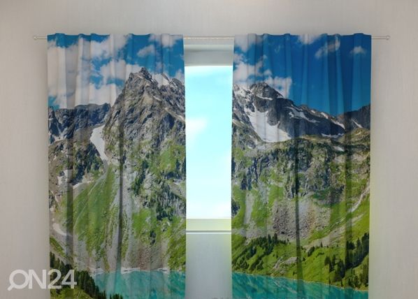 Läbipaistev kardin Glamorous Mountains 240x220 cm