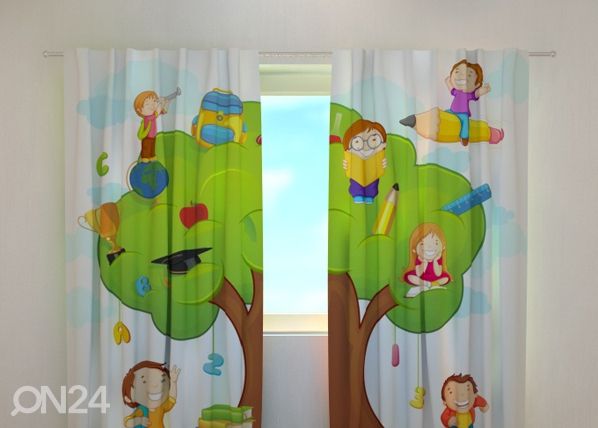 Poolpimendav kardin Happy school 240x220 cm