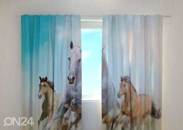 Pimendav kardin Horses 240x220 cm
