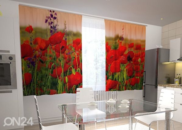 Poolpimendav kardin Wonderful poppies 200x120 cm