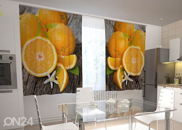 Läbipaistev kardin Oranges 200x120 cm