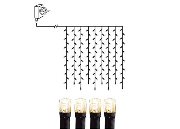 Valguskardin Microled 1x1 m
