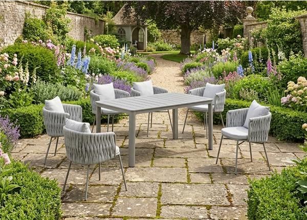Aiamööbel Firenze laud+6 tooli
