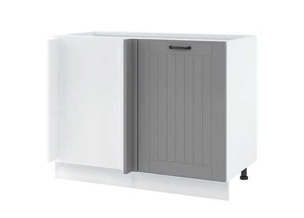 Alumine köögi nurgakapp uksega, 110x65 cm