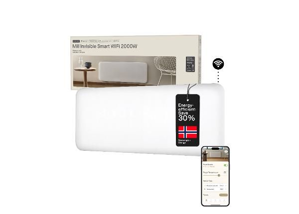 Elektriradiaator Mill Invisible Smart WiFi Gen.4 PA2000WIFI4