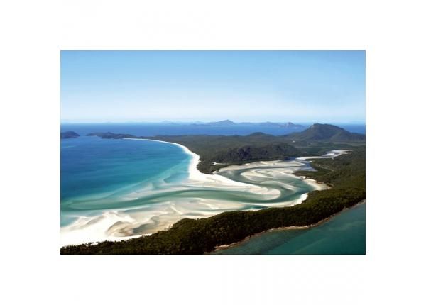 Fliis fototapeet Aerial view of beach 375x250 cm