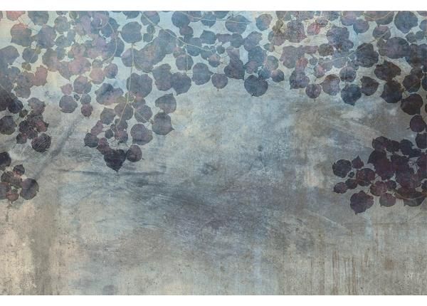 Fliis fototapeet Blue Leaves Abstract