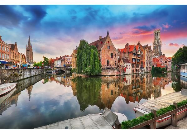 Fliis fototapeet Bruges, Belgium