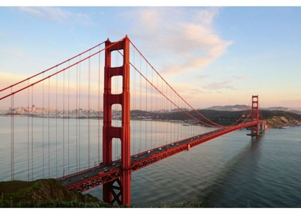 Fliis fototapeet Golden gate