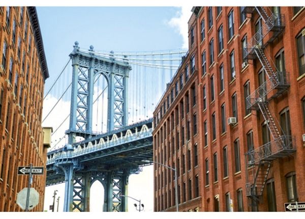 Fliis fototapeet Manhattan bridge