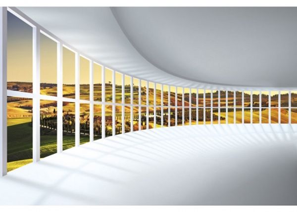 Fliis fototapeet Rounded hall