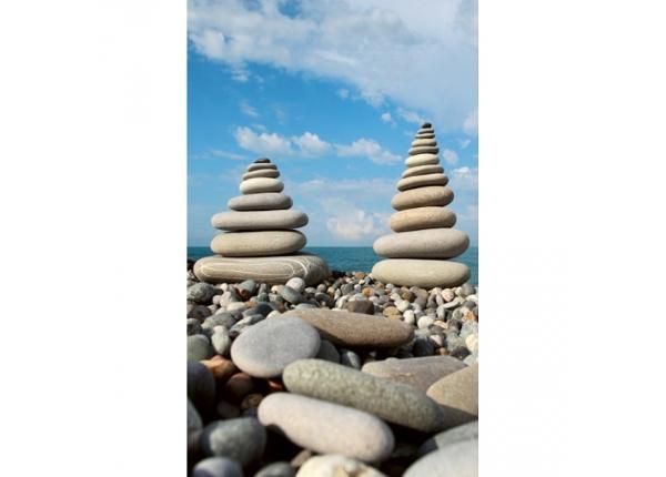 Fliis fototapeet Stack of stones