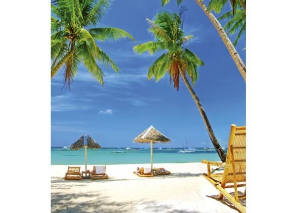 Fliis fototapeet Tropical beach