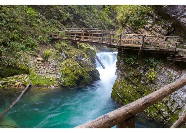 Fliis fototapeet Vintgar Gorge