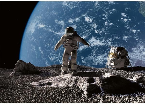Fliis fototapeet Walking Astronaut