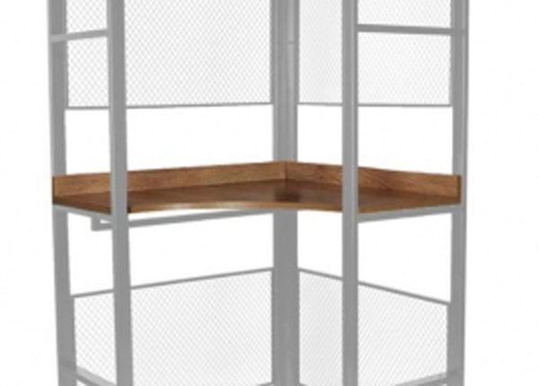 Garderoobisüsteemi nurgariiul (tume)