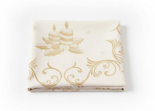 Gobeläänkangast ümmargune jõululaudlina Cloche Ø140 cm