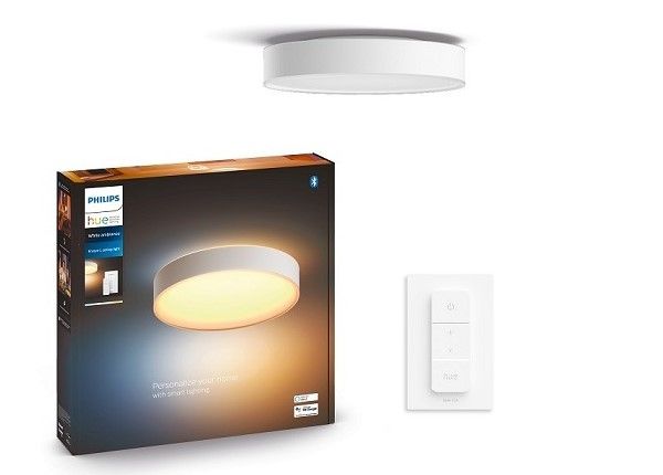 Hue White ambiance Enrave L nutikas laevalgusti valge puldiga Ø 42,5 cm