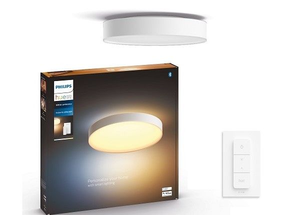 Hue White ambiance Enrave XL nutikas laevalgusti valge puldiga Ø 55,1 cm