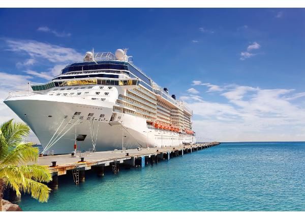 Isekleepuv fototapeet Luxury Cruise Ship