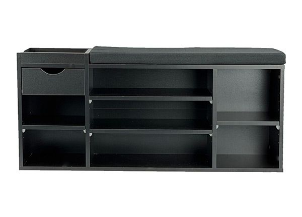 Jalanõuderiiul/pink 100 cm, must