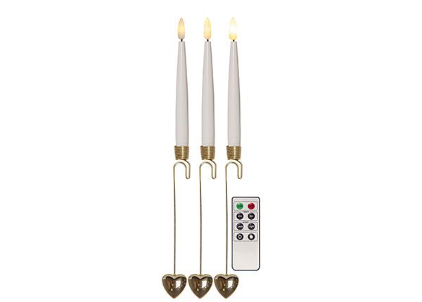Juhtmevabad kuuseküünlad Flamme 8tk