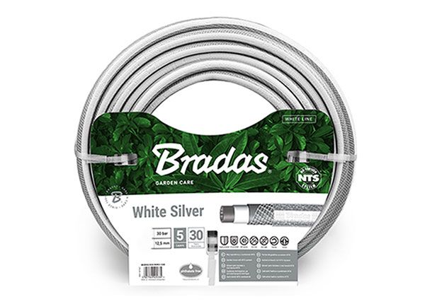 Kastmisvoolik Bradas NTS White Silver 3/4"