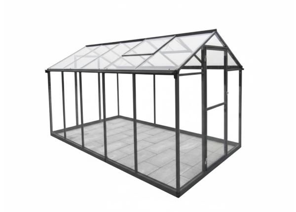 Kasvuhoone klaasist 4,3 m²