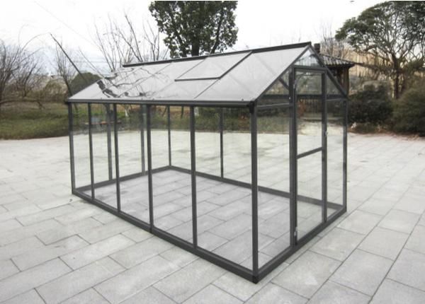 Kasvuhoone klaasist 4,3 m²