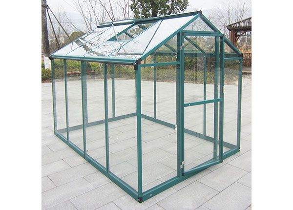 Kasvuhoone klaasist 4,6 m²