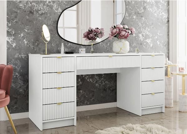 Kirjutuslaud / tualettlaud Tireno 154 cm