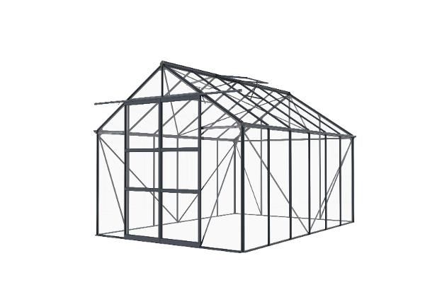 Klaaskasvuhoone Elegant 8,94 m², hall