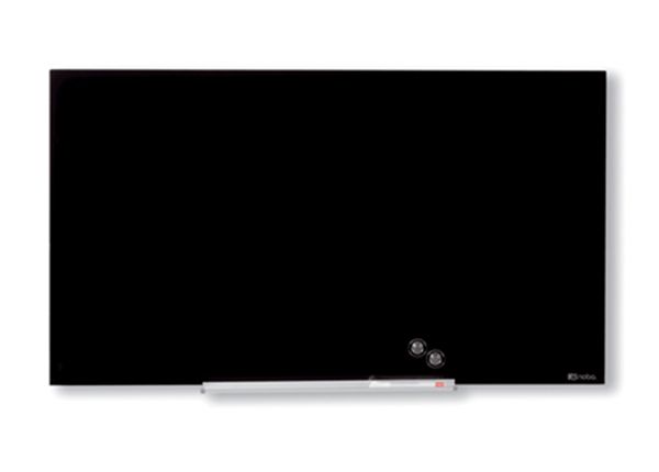 Klaastahvel magnetpinnaga Nobo diamond 85" (laiekraan, must) 188x106 cm