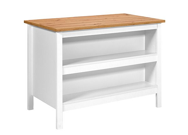 Köögisaar Julina, valge/artisan tamm