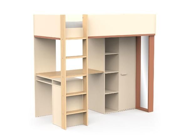 Kõrge voodi Camillia 90x200 cm