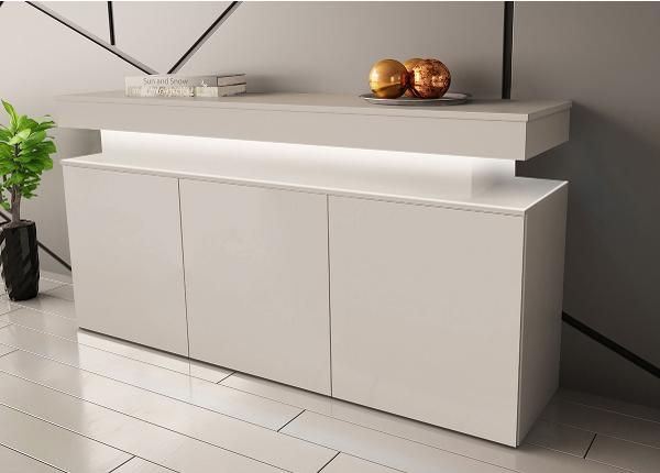 Kummut Glossa 160 cm + LED