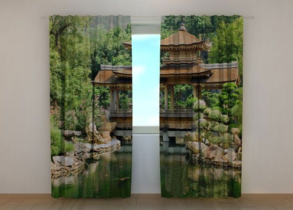 Läbipaistev kardin Alcove in the Park 240x220 cm