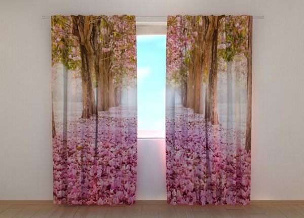 Läbipaistev kardin Alley of Magnolias 240x220 cm