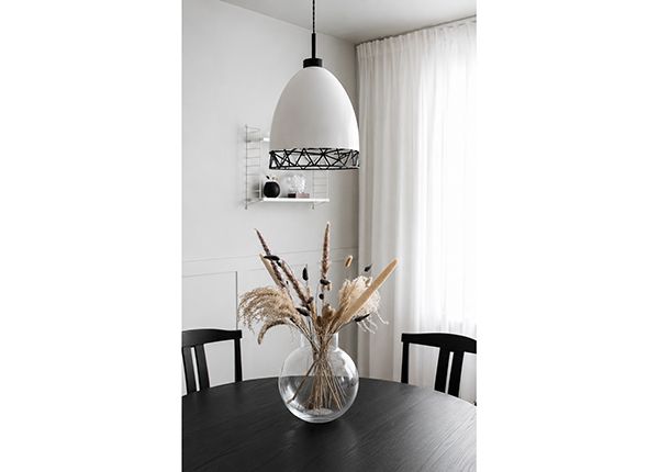 Laelamp Decco Mini, must/valge