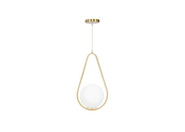 Laelamp Glam, kuld/valge