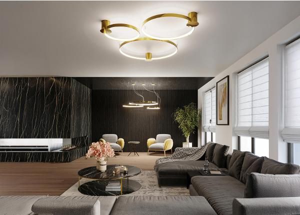 Laelamp Rio 78, 3000 K, poleeritud kuld